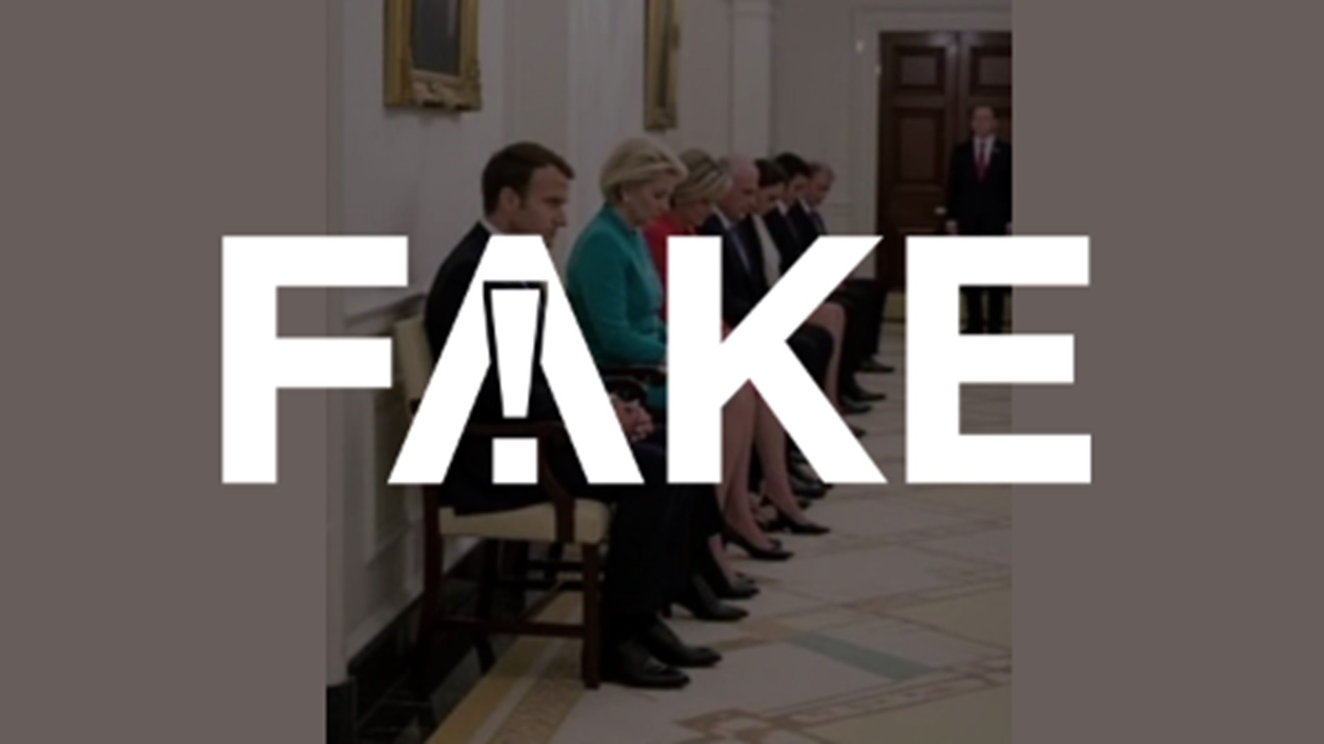 É #FAKE imagem de líderes europeus levando ‘chá de cadeira’ na Casa Branca; imagem foi criada com inteligência artificial