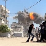 Vídeo mostra momento em que Israel bombardeia prédio em Gaza; país alega que local era usado por terroristas do Hamas