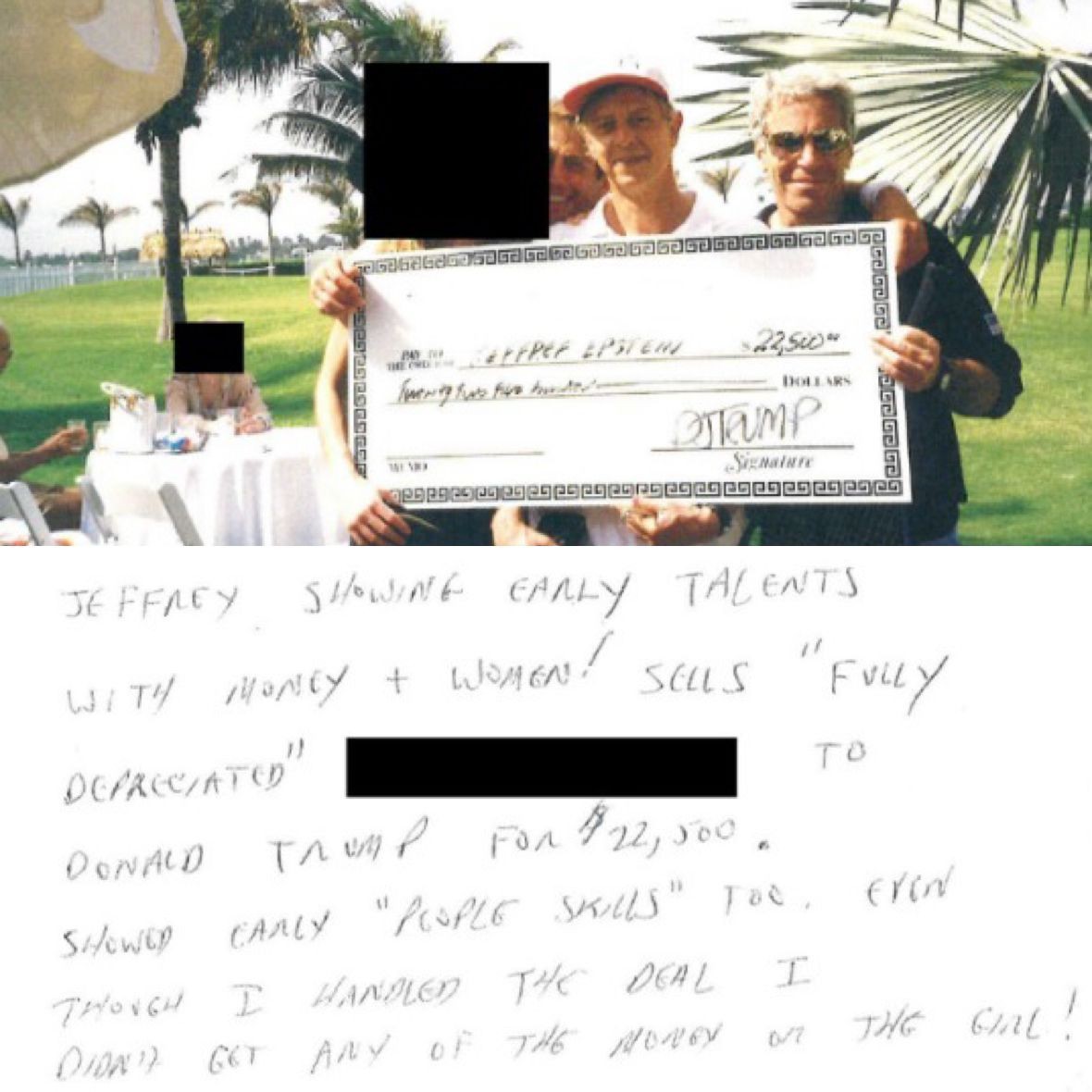 Epstein recebeu bilhete com ‘piada’ sobre venda de mulher para Trump, apontam novos arquivos