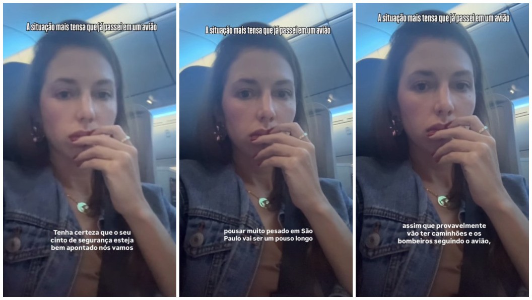 VÍDEO: influenciadora relata susto após dois voos para Miami voltarem para Guarulhos por possível problema na aeronave VÍDEO: influenciadora relata susto após dois voos para Miami voltarem para Guarulhos por possível problema na aeronave