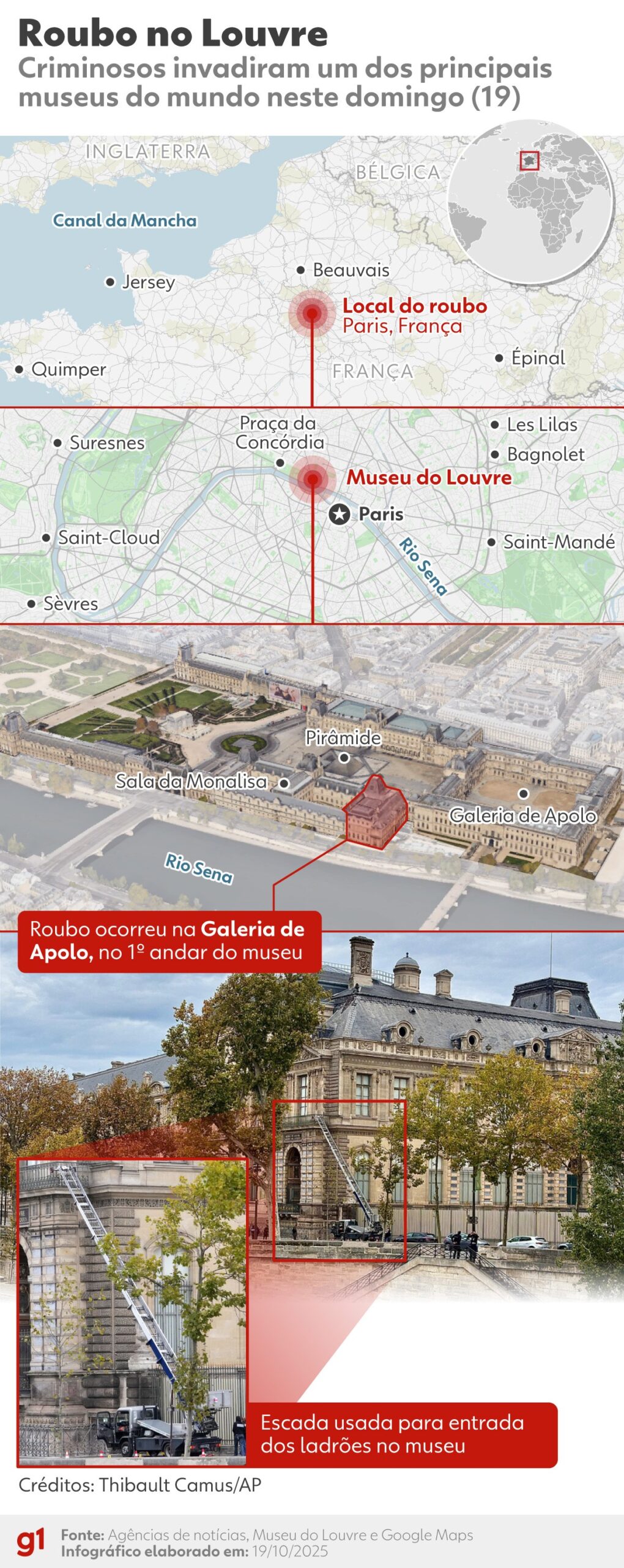 Roubo no Louvre: veja as joias do museu levadas por ladrões; diamante de US$ 60 milhões ficou