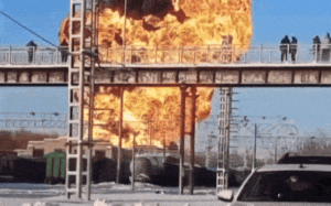 VÍDEO: Vagões de trem que transportavam combustível explodem na Rússia