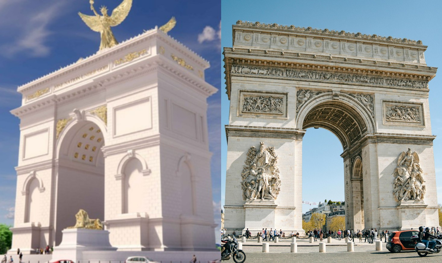 ‘Maior e mais bonito do mundo’: Trump anuncia plano de construir Arco do Triunfo nos EUA semelhante ao de Paris